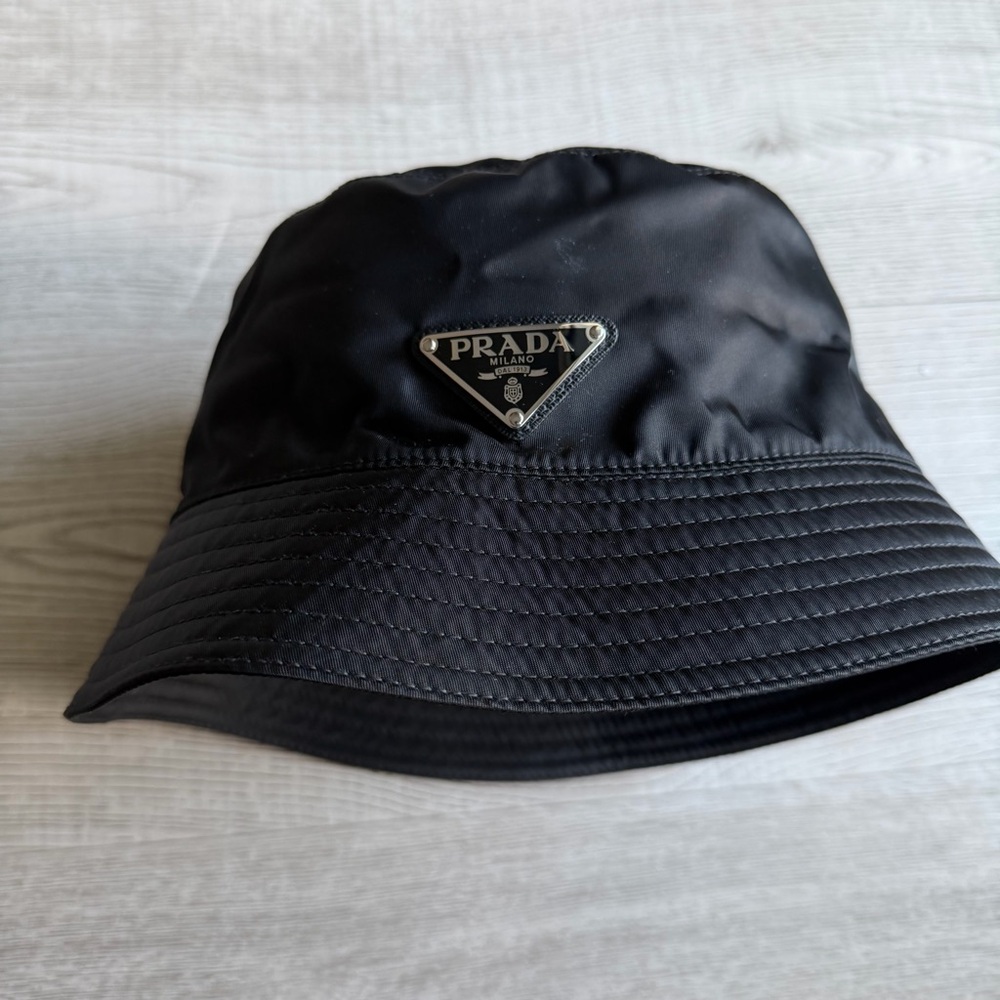 Prada Classic Black Bucket Hat